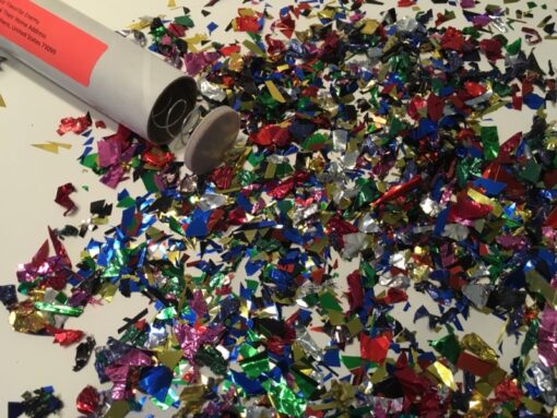 Spring Loaded Confetti Bomb without Sticker