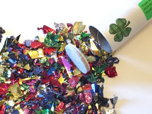 Saint Patrick's Day Spring-Loaded Confetti Bomb