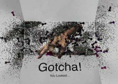 Gotcha prank with glitter and penis confetti by Best Pranks By Mail.
