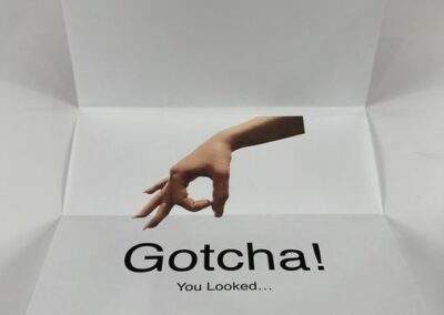 Actual gotcha mail prank letter by Best Pranks By Mail.