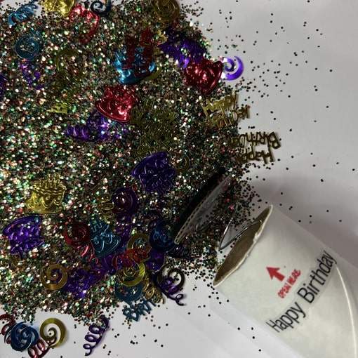 Pranks Anonymous - Spring Loaded Glitter Bomb - Adult Birthday Gifts -  Surprise Glitter Bomb Prank Package – Confetti Popper Powder Cannon - Funny  Gag Gifts (Custom, Balloon 4.5 oz) Balloon Mega, 4.5 oz (Customized)