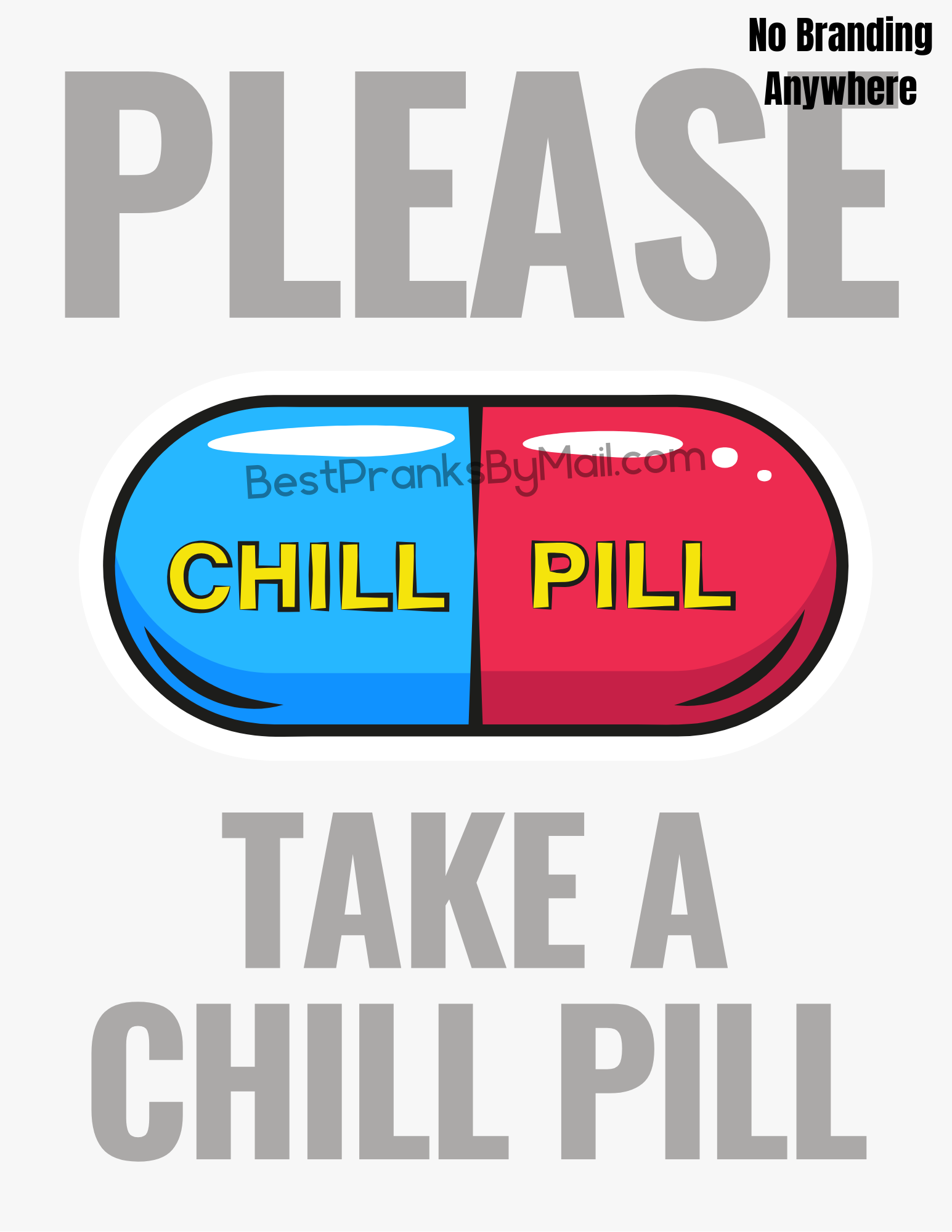 Take a Chill Pill Prank Letter - Image 2